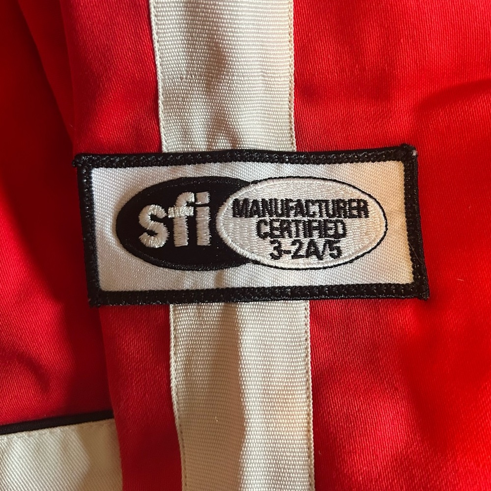 GF-505 3XL 3-2A5 Fire Retardant jacket red and white - Picture 6 of 9